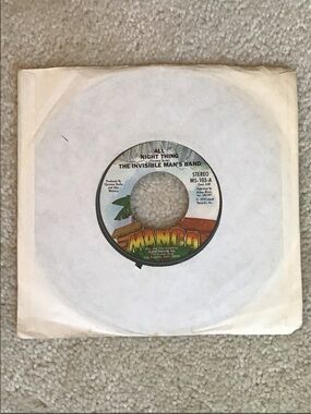 Vintage The Invisible Man’s Band 7” Vinyl Record, 1979, Island Records